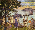 Maurice Prendergast crepuscule also known as along the shore or beach Art A4 Photo Print