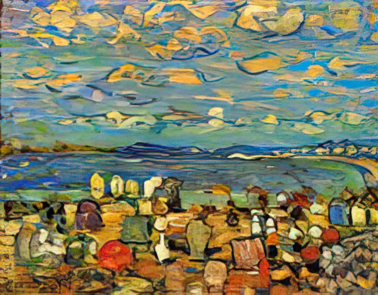 Maurice Prendergast crescent beach also known as crescent beach st mal Art A4 Photo Print