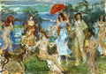 Maurice Prendergast distance hills maine Art A4 Photo Print