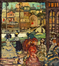 Maurice Prendergast east boston ferry Art A4 Photo Print