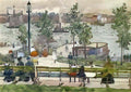 Maurice Prendergast east river park 1901 Art A4 Photo Print