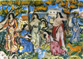 Maurice Prendergast figures in a landscape Art A4 Photo Print