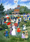 Maurice Prendergast franklin park boston 1 Art A4 Photo Print