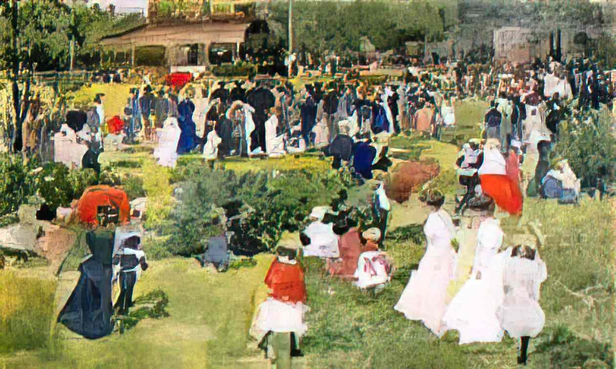 Maurice Prendergast franklin park boston Art A4 Photo Print