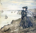 Maurice Prendergast grey day Art A4 Photo Print