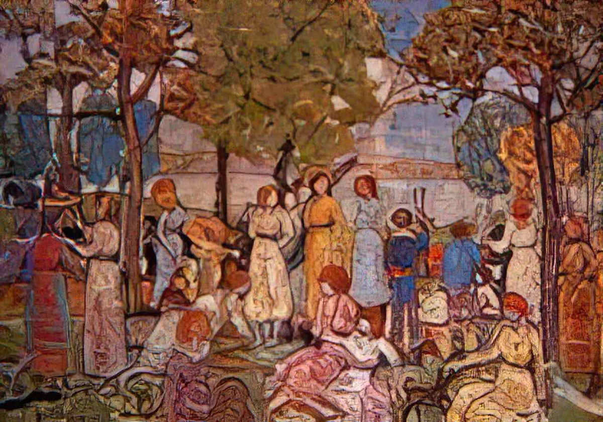 Maurice Prendergast holidays Art A4 Photo Print
