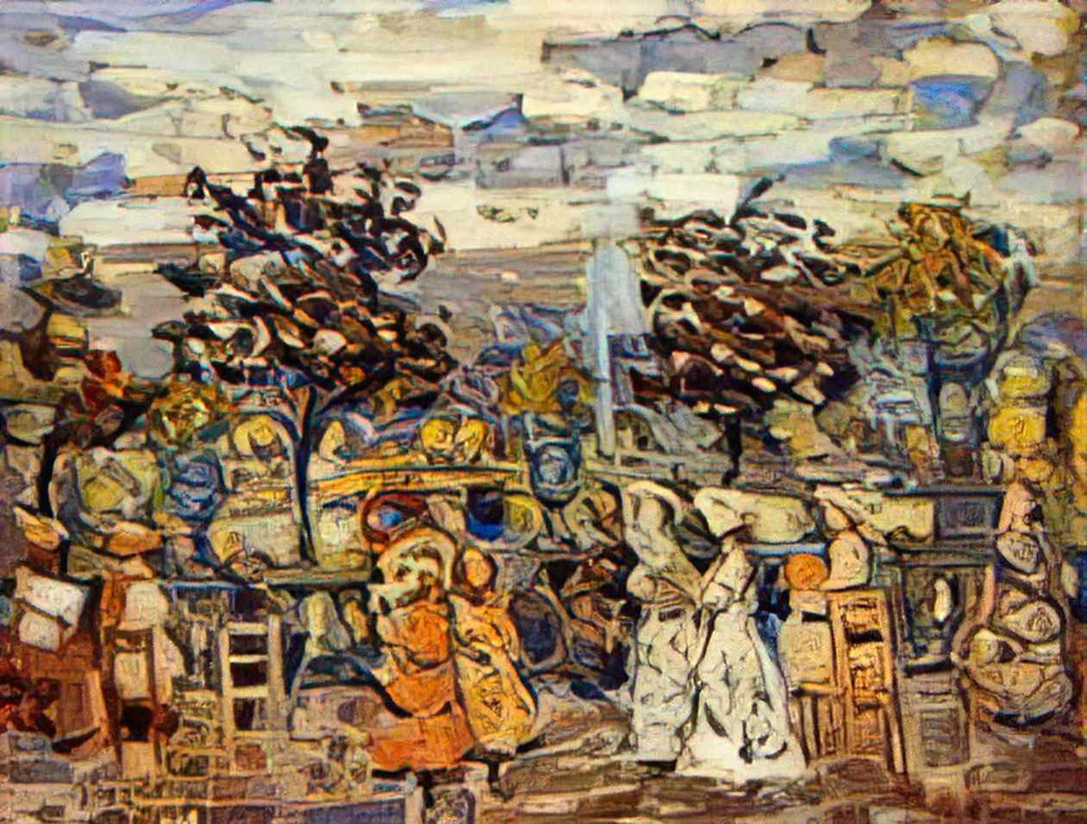 Maurice Prendergast in the luxembourg gardens 1907 Art A4 Photo Print