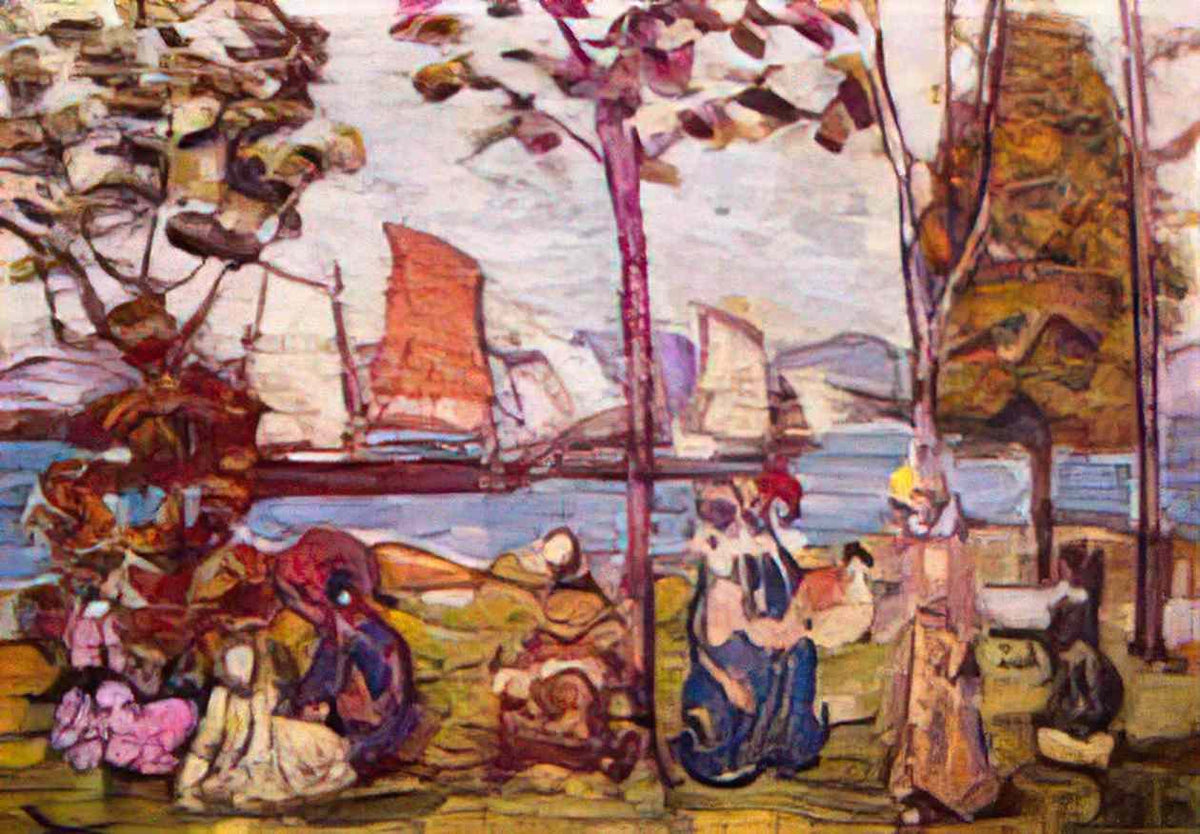 Maurice Prendergast in the park 1 Art A4 Photo Print