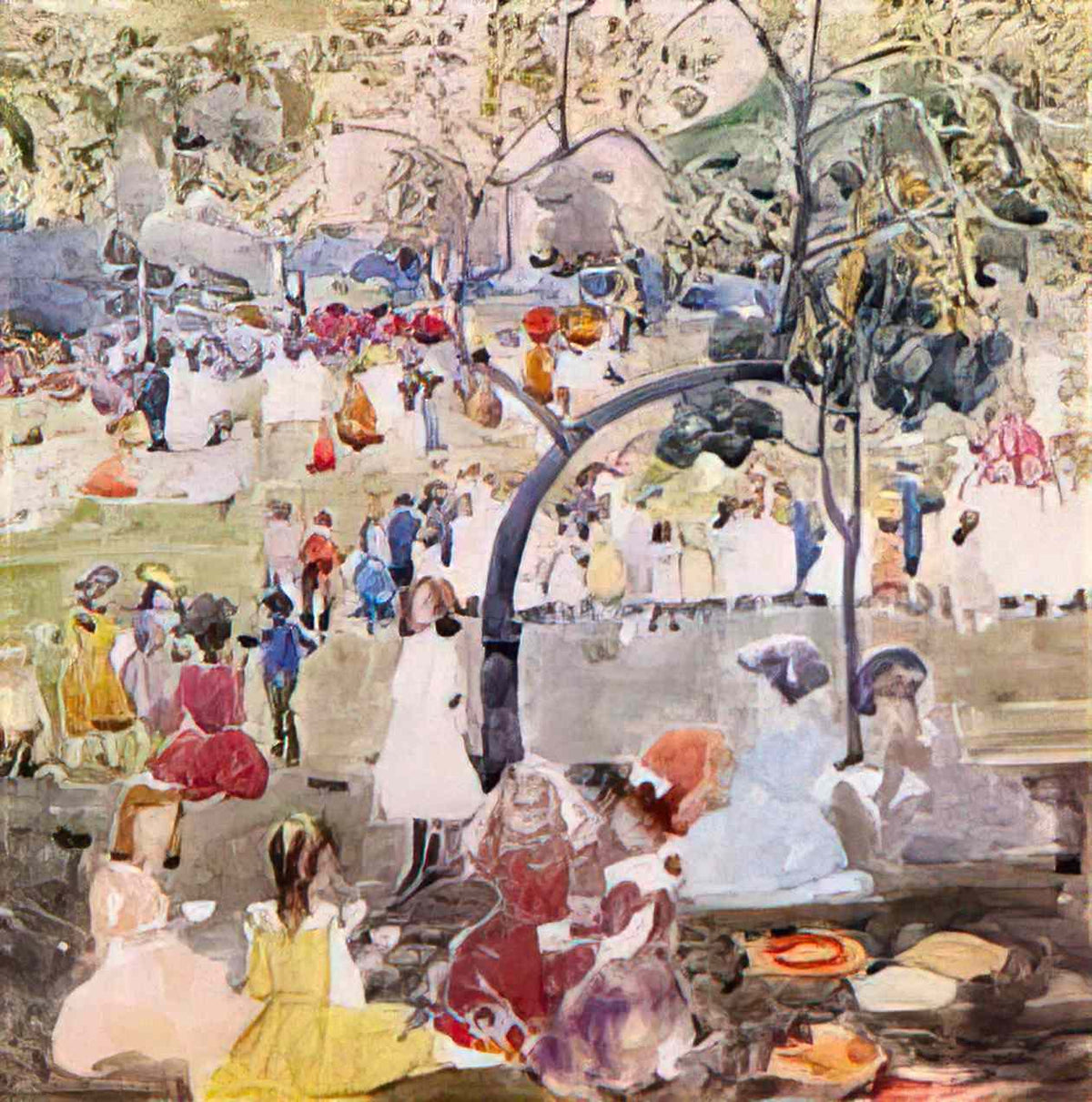 Maurice Prendergast in the park Art A4 Photo Print