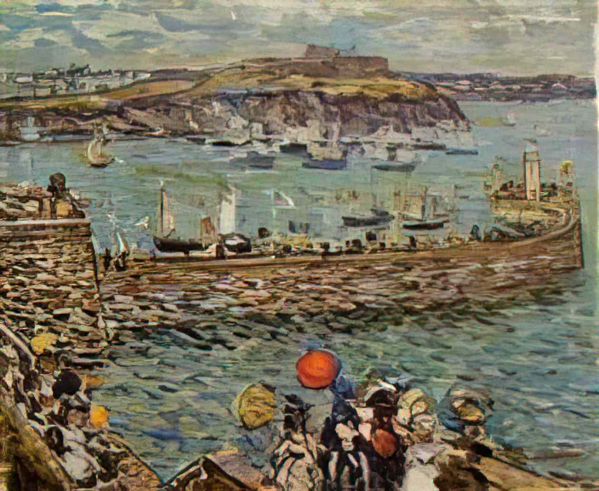 Maurice Prendergast lighthouse at st malo Art A4 Photo Print