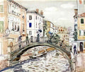 Maurice Prendergast little bridge venice Art A4 Photo Print