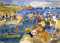 Maurice Prendergast long beach 1923 Art A4 Photo Print