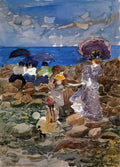 Maurice Prendergast low tide 4 Art A4 Photo Print