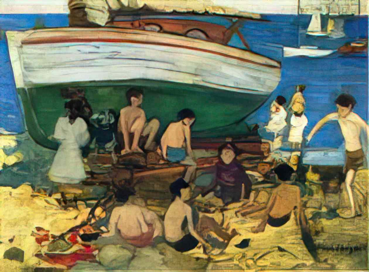 Maurice Prendergast low tide Art A4 Photo Print