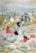 Maurice Prendergast low tide nantucket Art A4 Photo Print