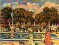 Maurice Prendergast luxembourg gardens Art A4 Photo Print
