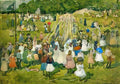 Maurice Prendergast may day central park 1901 Art A4 Photo Print