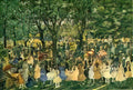 Maurice Prendergast may day central park Art A4 Photo Print
