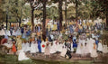 Maurice Prendergast may day central park also known as central park or Art A4 Photo Print