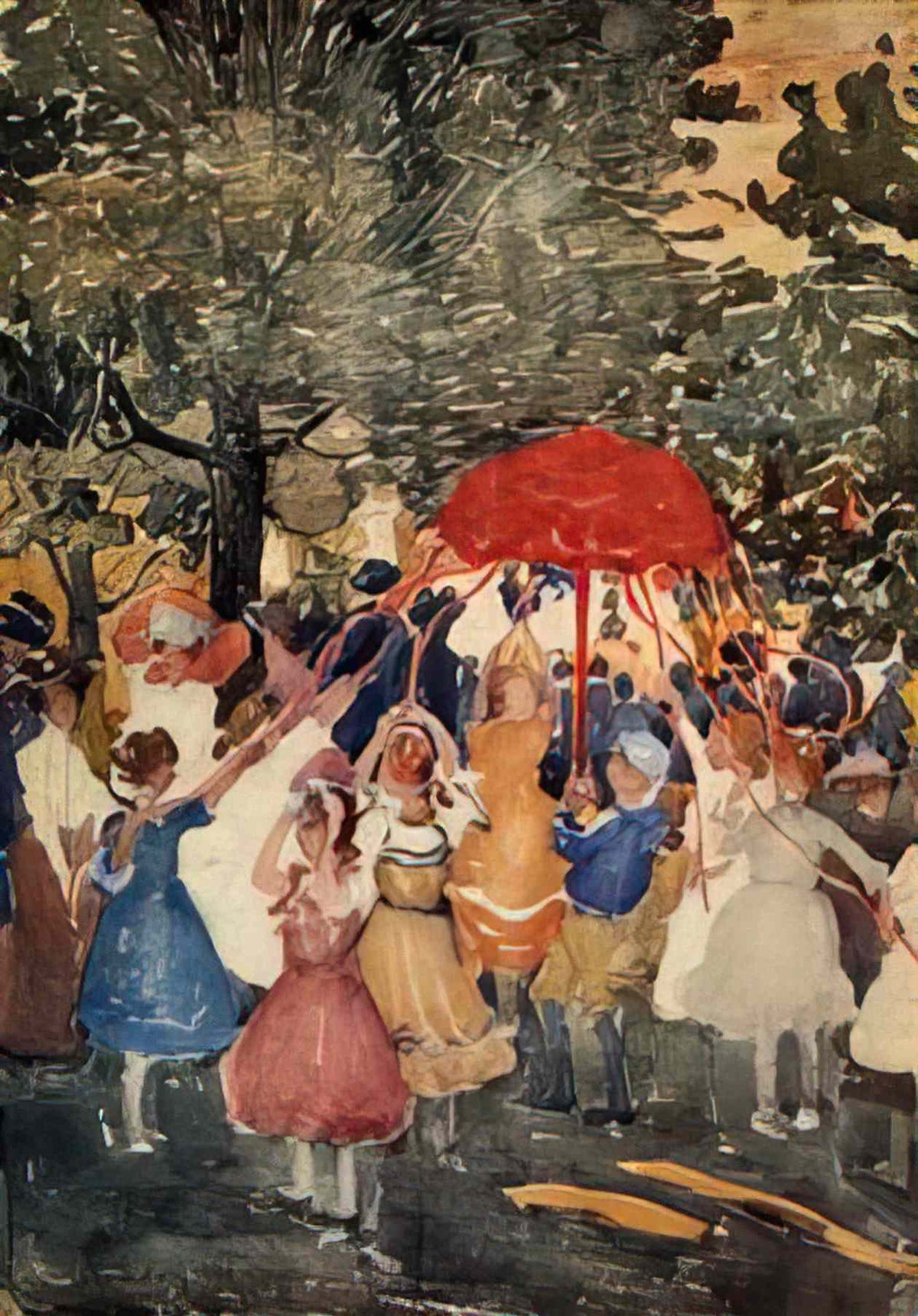 Maurice Prendergast maypole Art A4 Photo Print