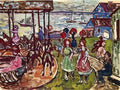 Maurice Prendergast merry go round Art A4 Photo Print
