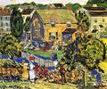 Maurice Prendergast new england village Art A4 Photo Print