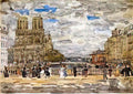 Maurice Prendergast notre dame Art A4 Photo Print