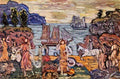 Maurice Prendergast on the shore Art A4 Photo Print