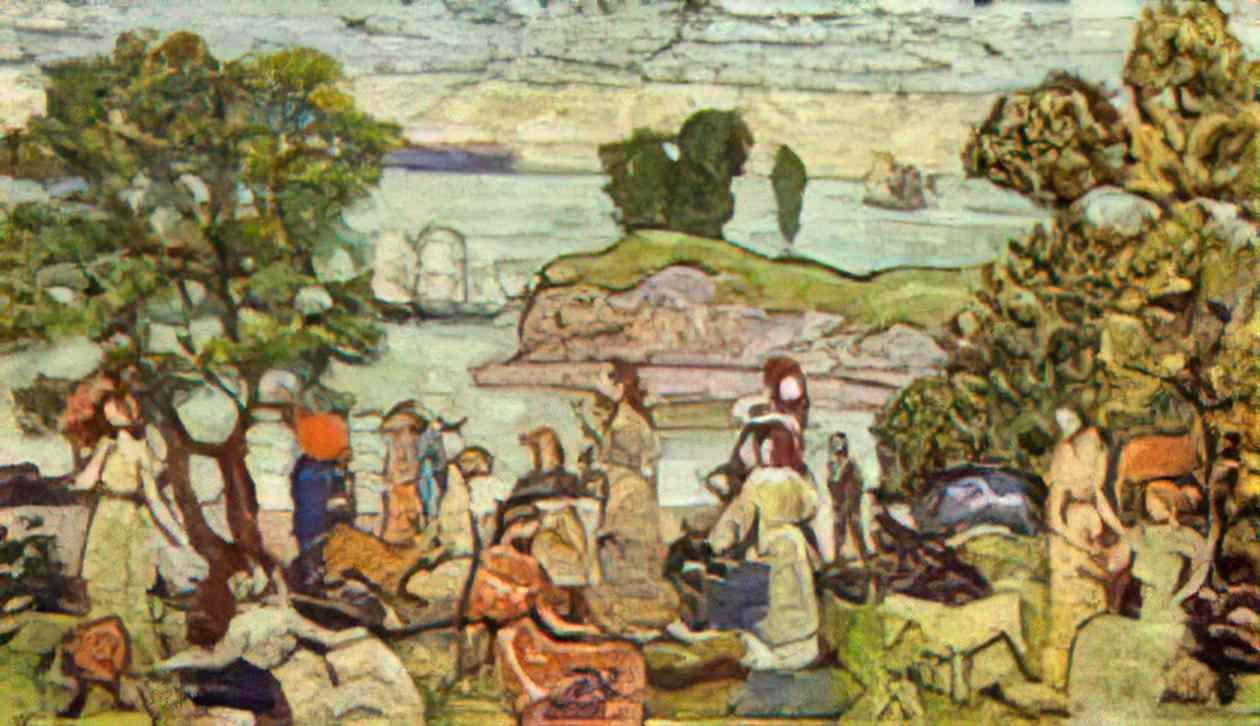 Maurice Prendergast outer harbor Art A4 Photo Print