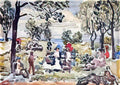 Maurice Prendergast park gloucester Art A4 Photo Print