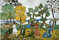 Maurice Prendergast picnic Art A4 Photo Print