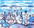 Maurice Prendergast playing at salem massachusetts Art A4 Photo Print