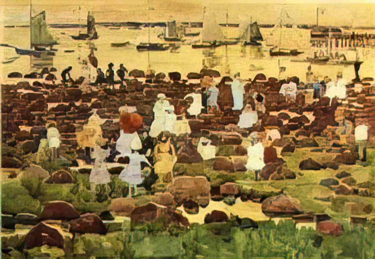 Maurice Prendergast revere beach Art A4 Photo Print