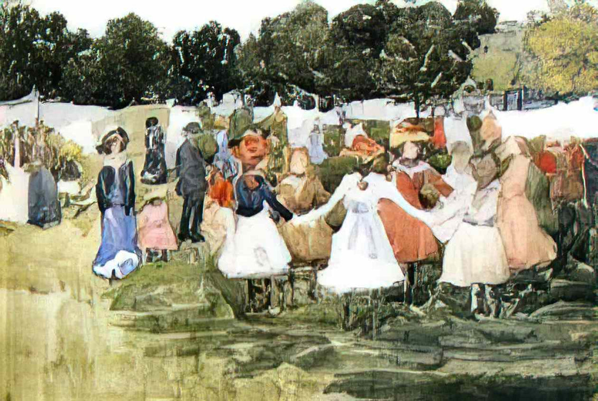 Maurice Prendergast ring around the rosy Art A4 Photo Print