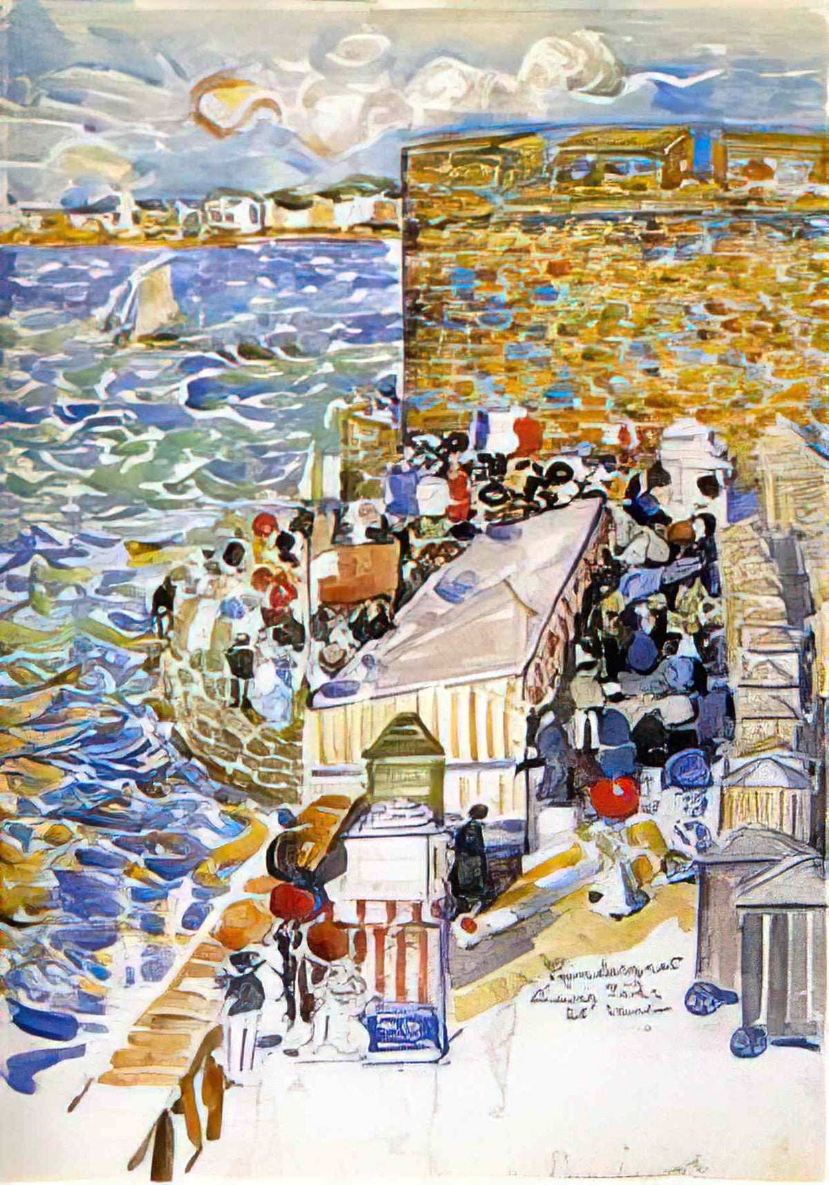 Maurice Prendergast rising tide st malo Art A4 Photo Print