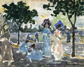 Maurice Prendergast road to the shore Art A4 Photo Print