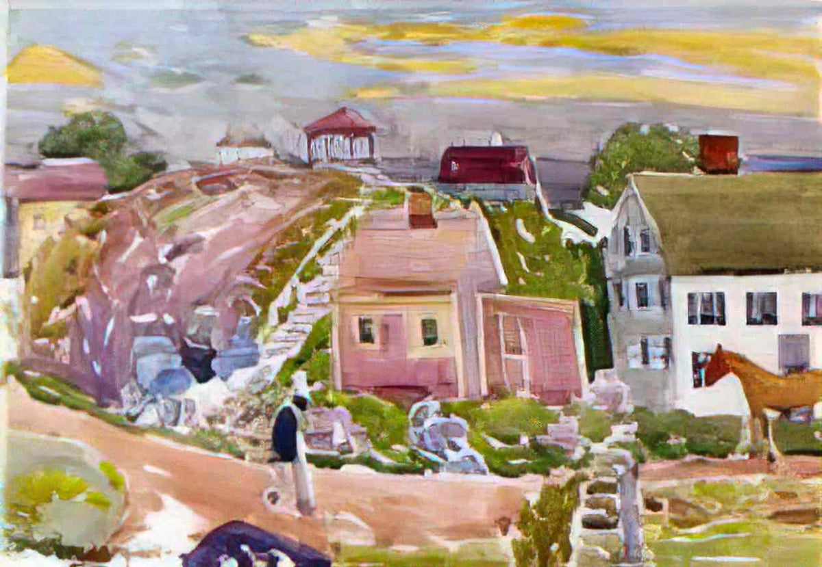 Maurice Prendergast rockport mass Art A4 Photo Print