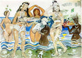 Maurice Prendergast sea maidens Art A4 Photo Print