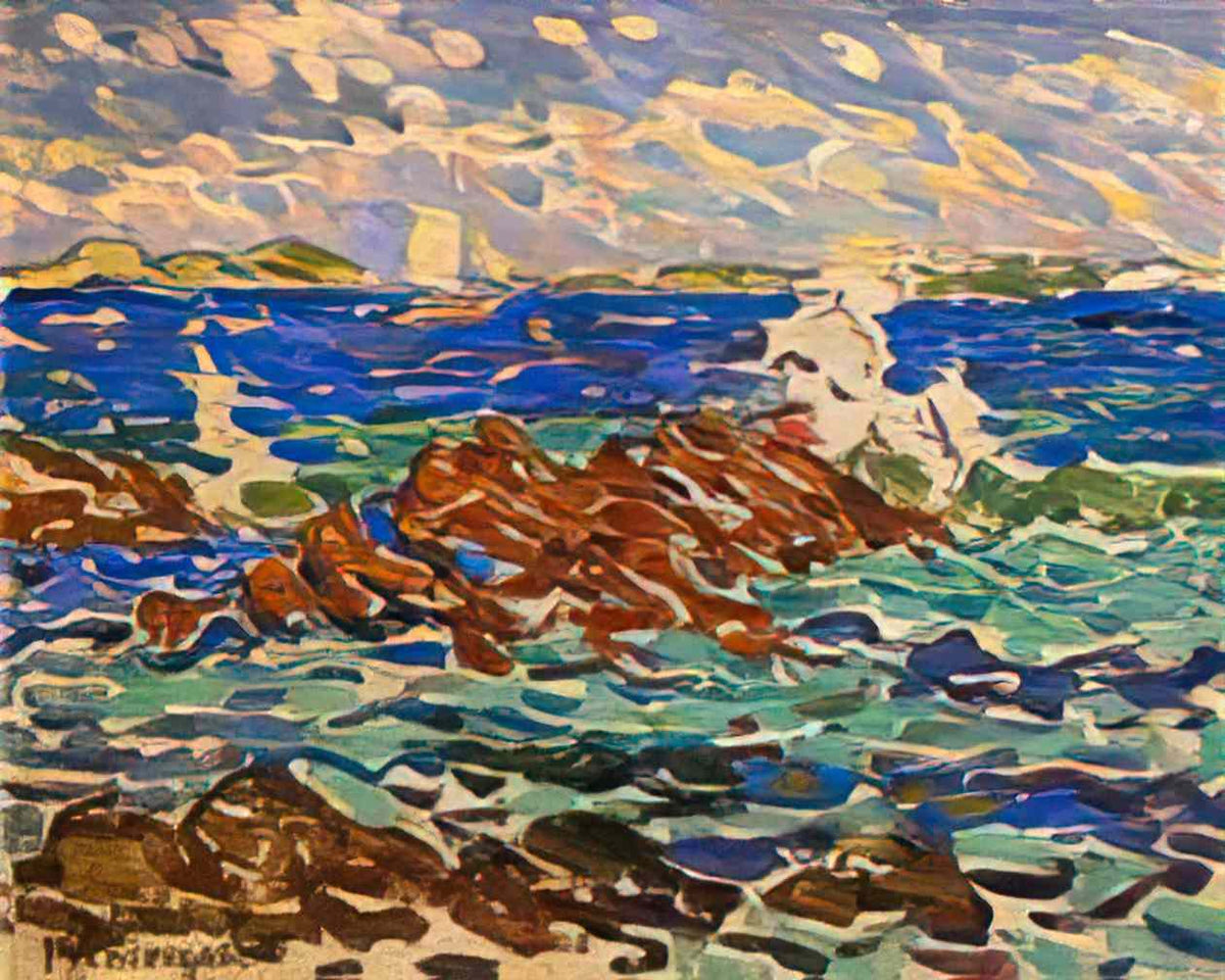 Maurice Prendergast seascape Art A4 Photo Print