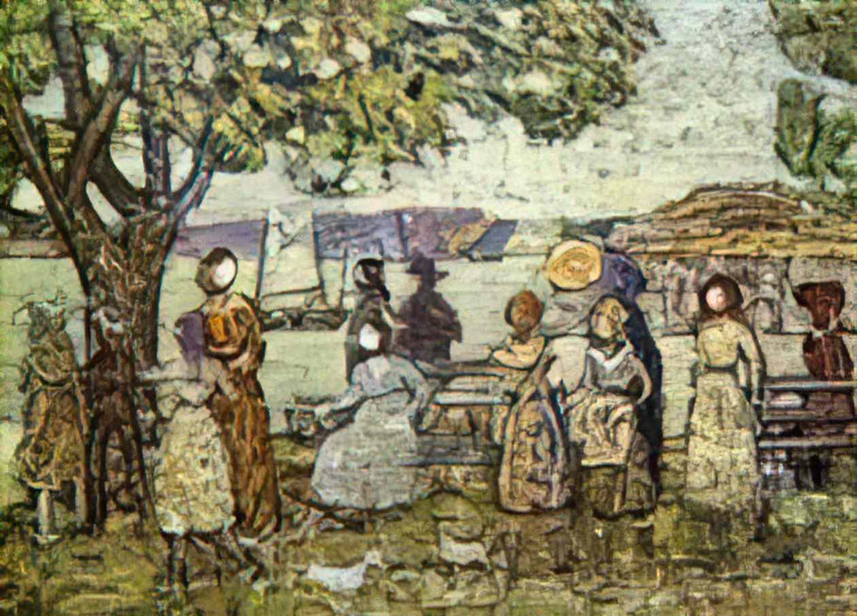 Maurice Prendergast seashore 2 Art A4 Photo Print