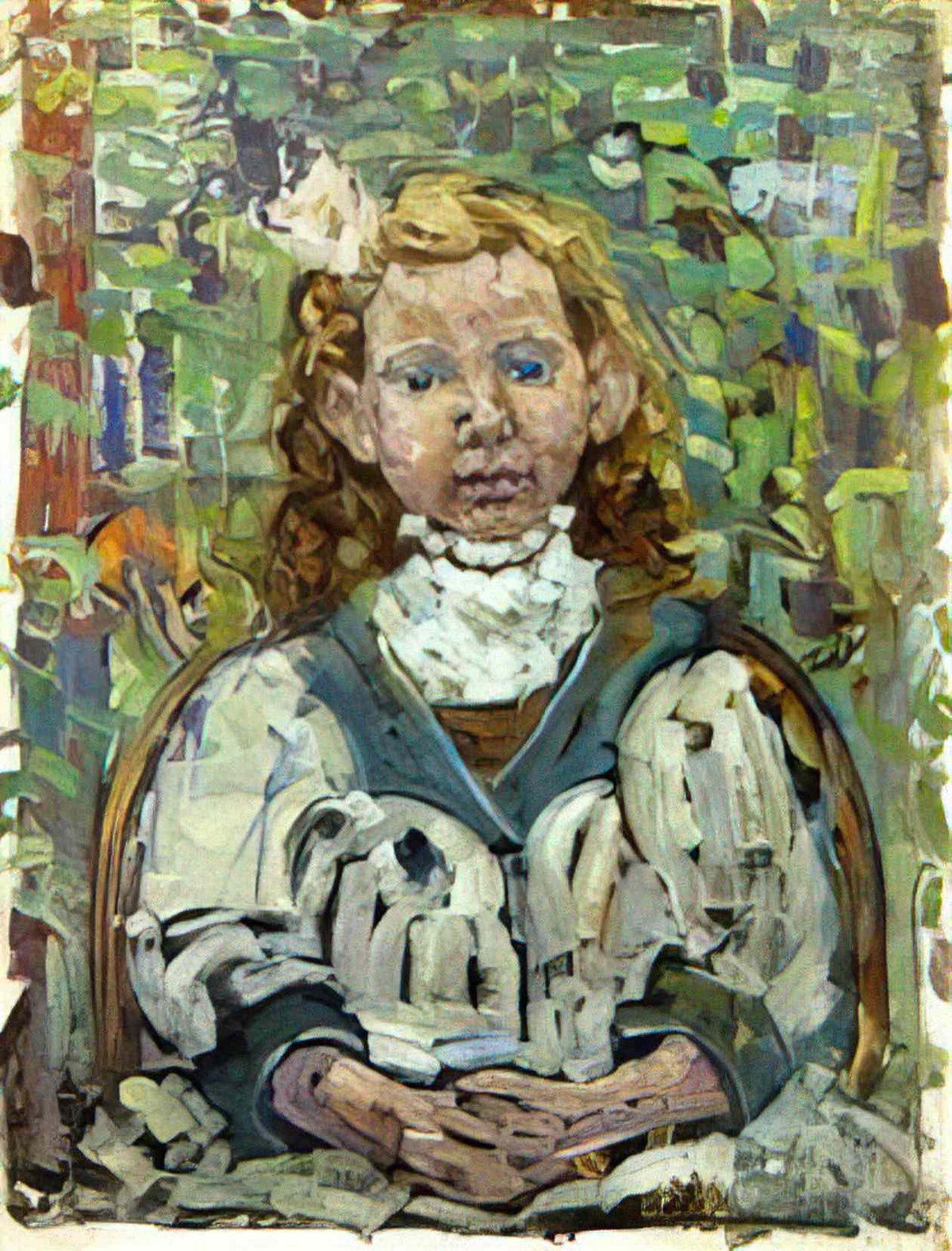 Maurice Prendergast seated girl Art A4 Photo Print