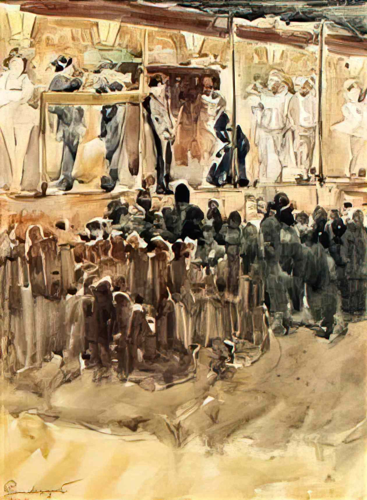 Maurice Prendergast side show Art A4 Photo Print