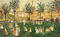 Maurice Prendergast sienna Art A4 Photo Print