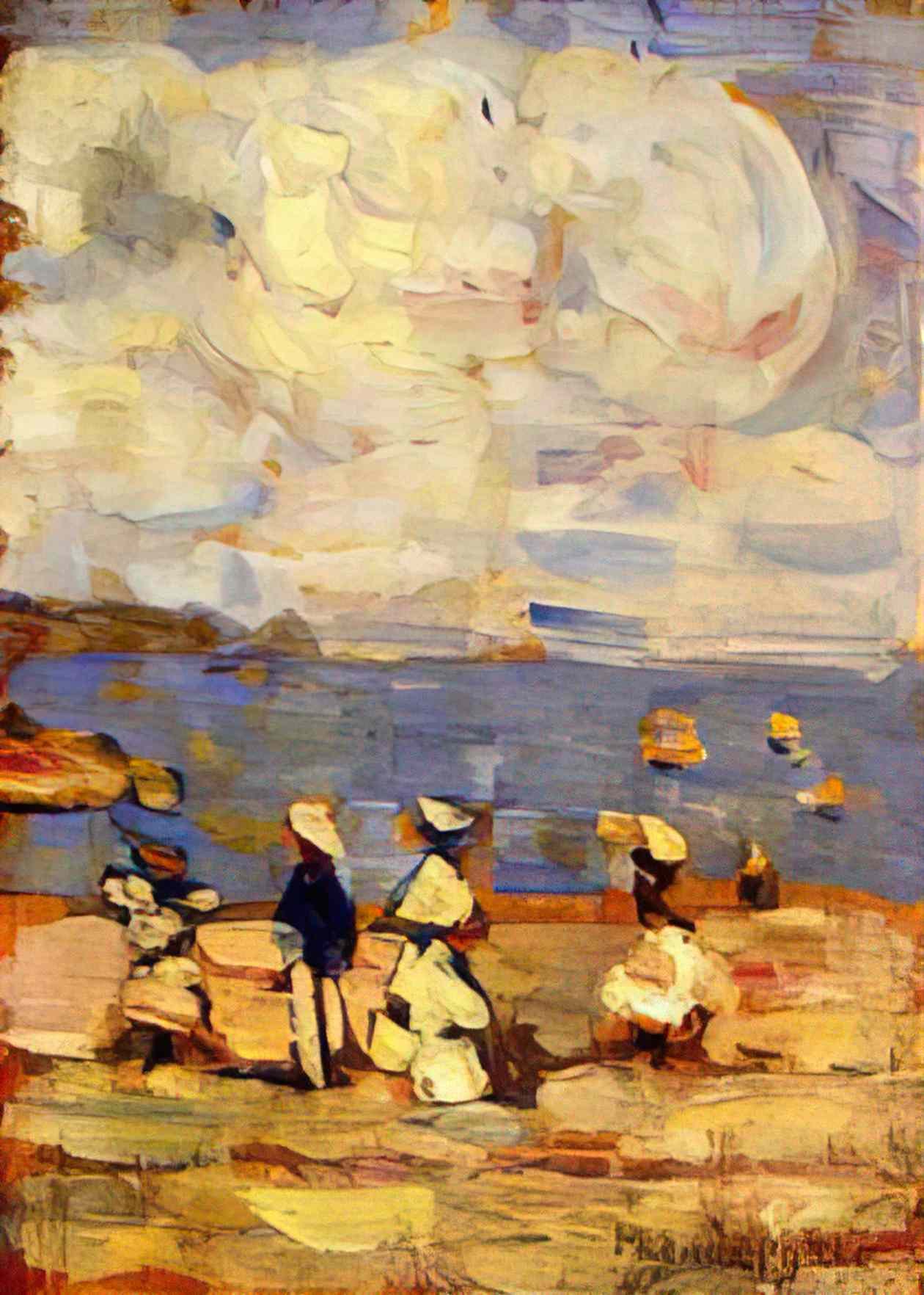Maurice Prendergast st malo 2 Art A4 Photo Print