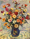 Maurice Prendergast still life with flowers Art A4 Photo Print