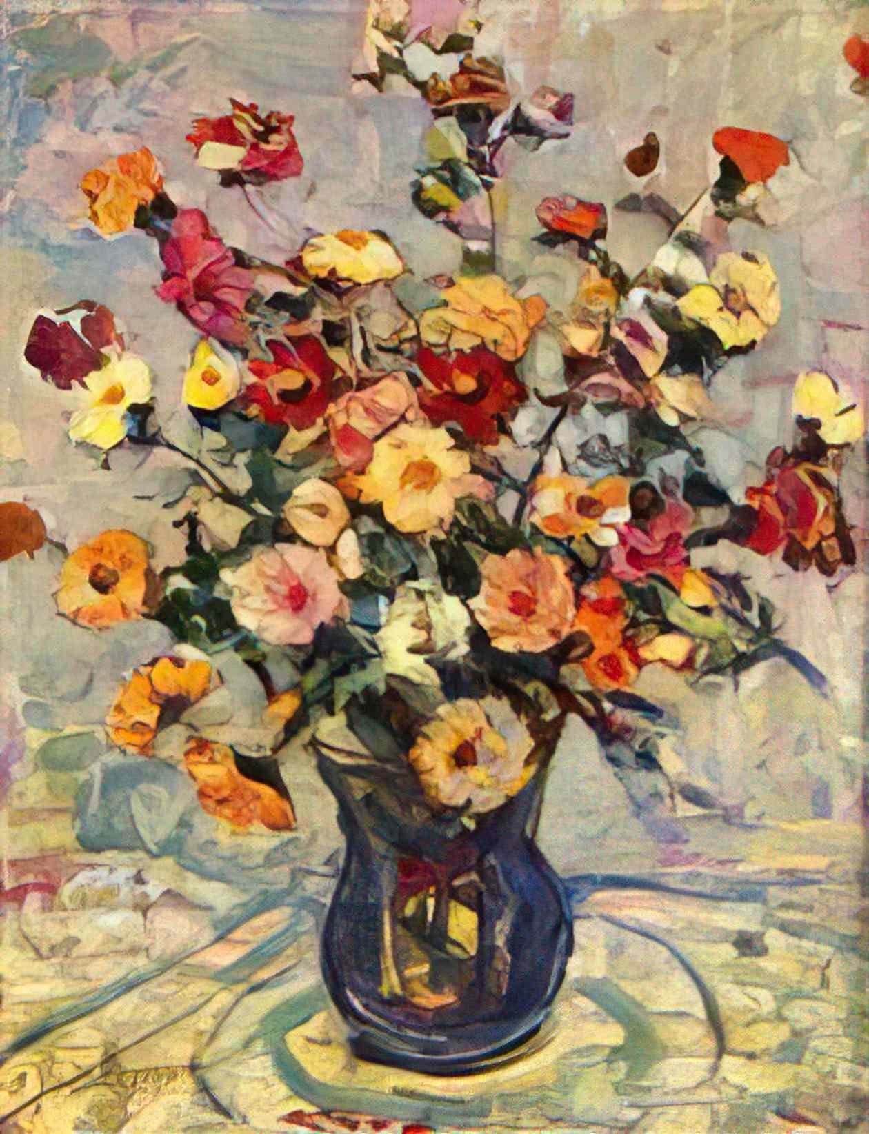 Maurice Prendergast still life with flowers Art A4 Photo Print