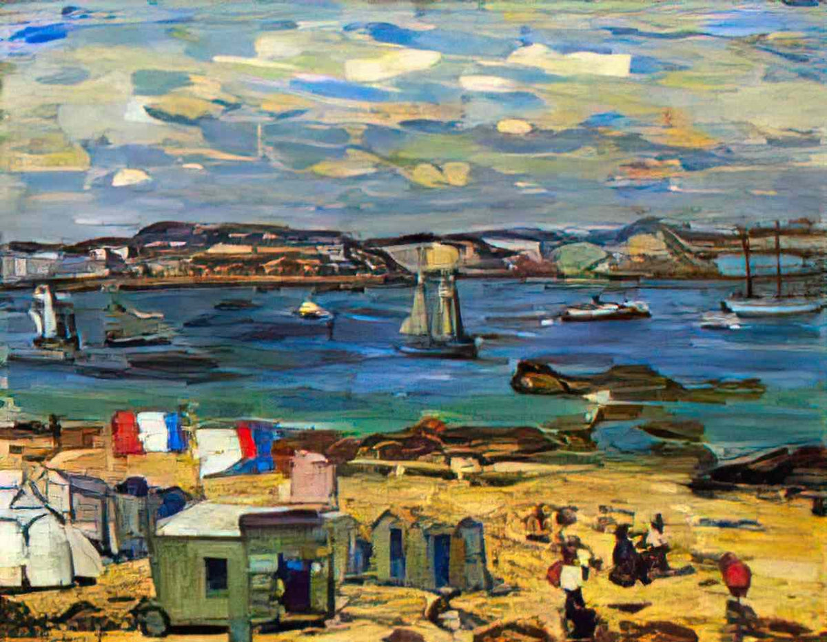 Maurice Prendergast study st malo no 12 Art A4 Photo Print