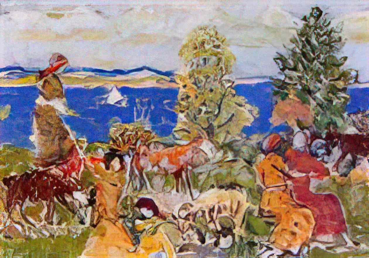 Maurice Prendergast summer afternoon Art A4 Photo Print
