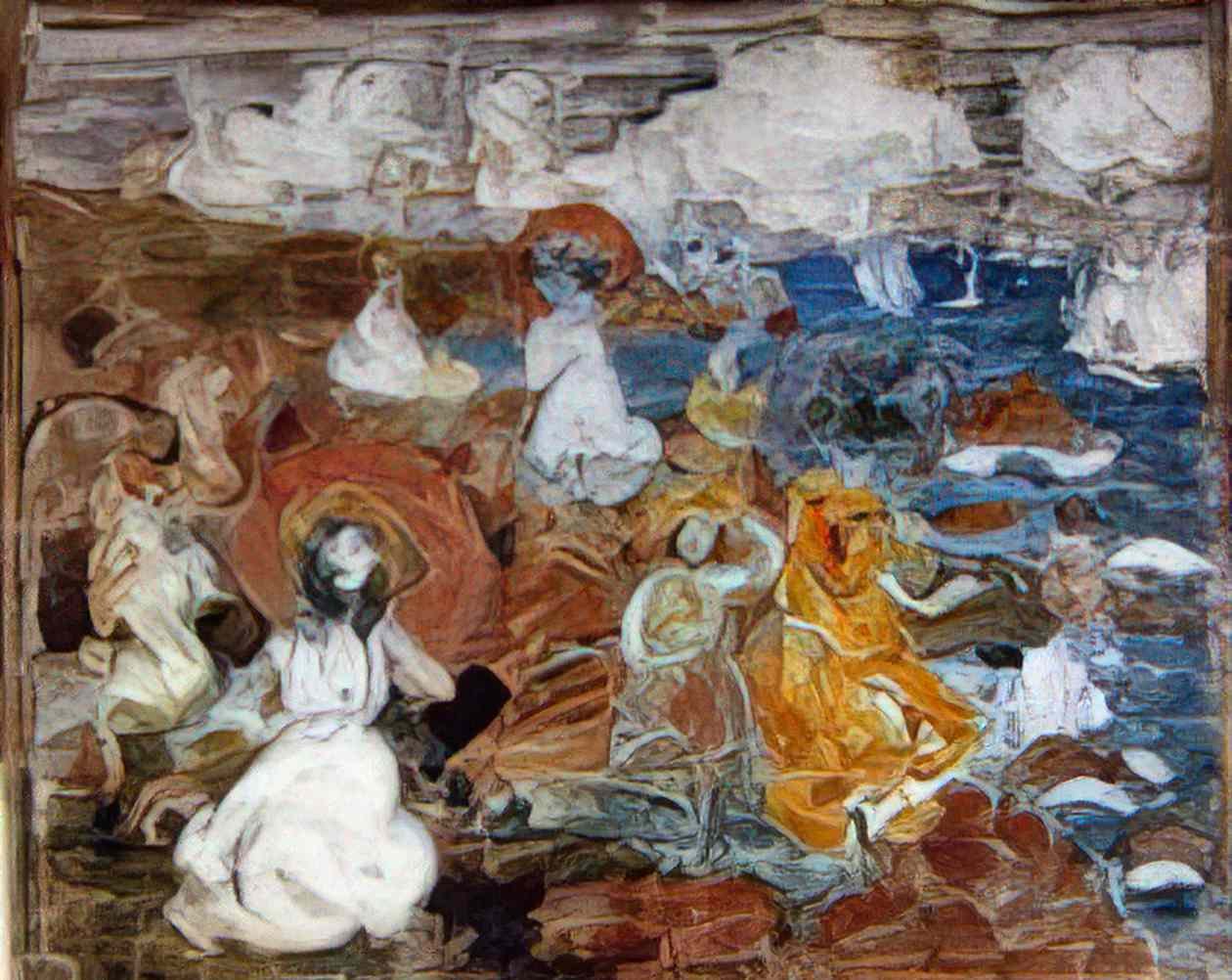Maurice Prendergast summer day Art A4 Photo Print