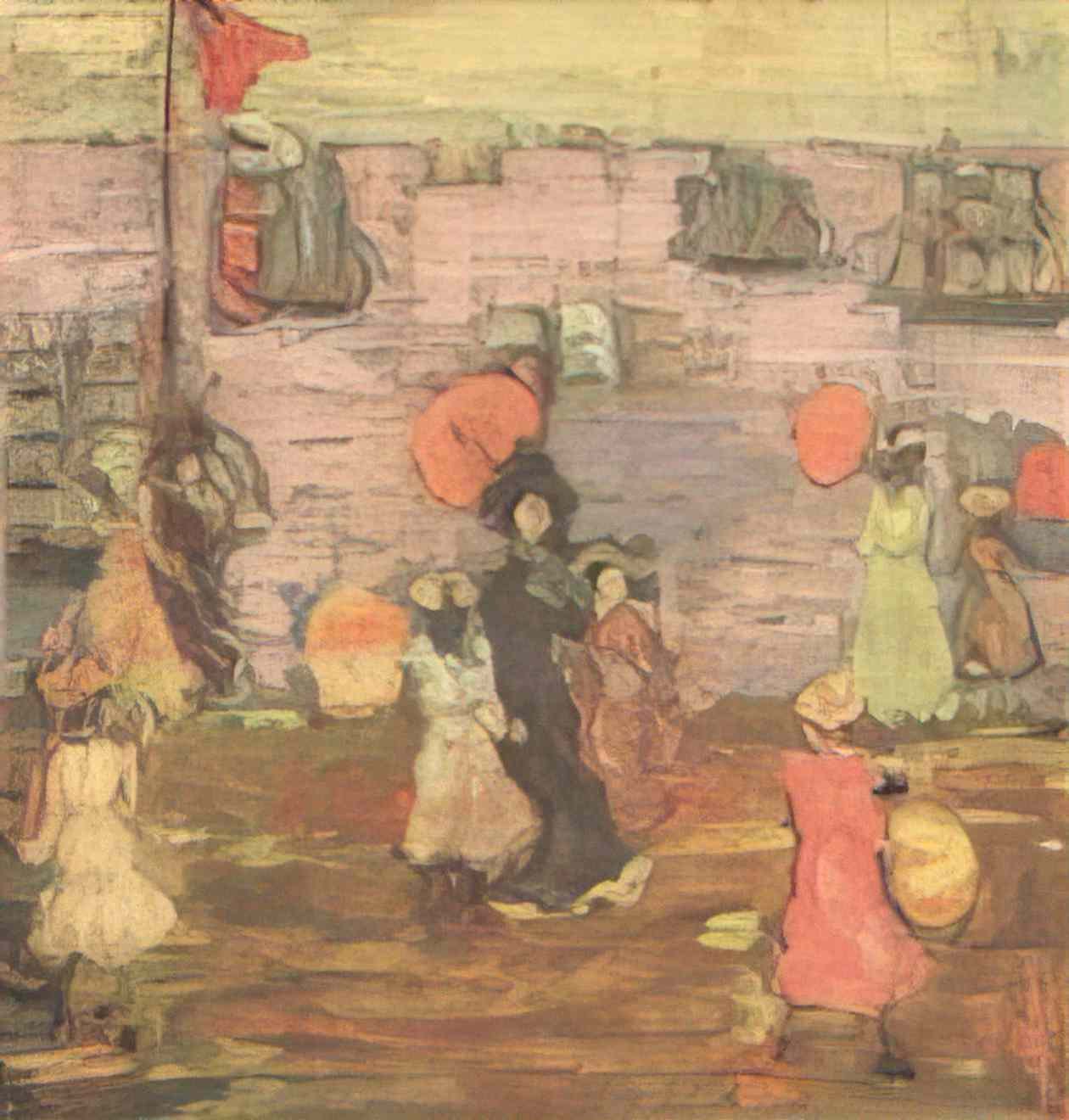 Maurice Prendergast telegraph hill 1900 Art A4 Photo Print